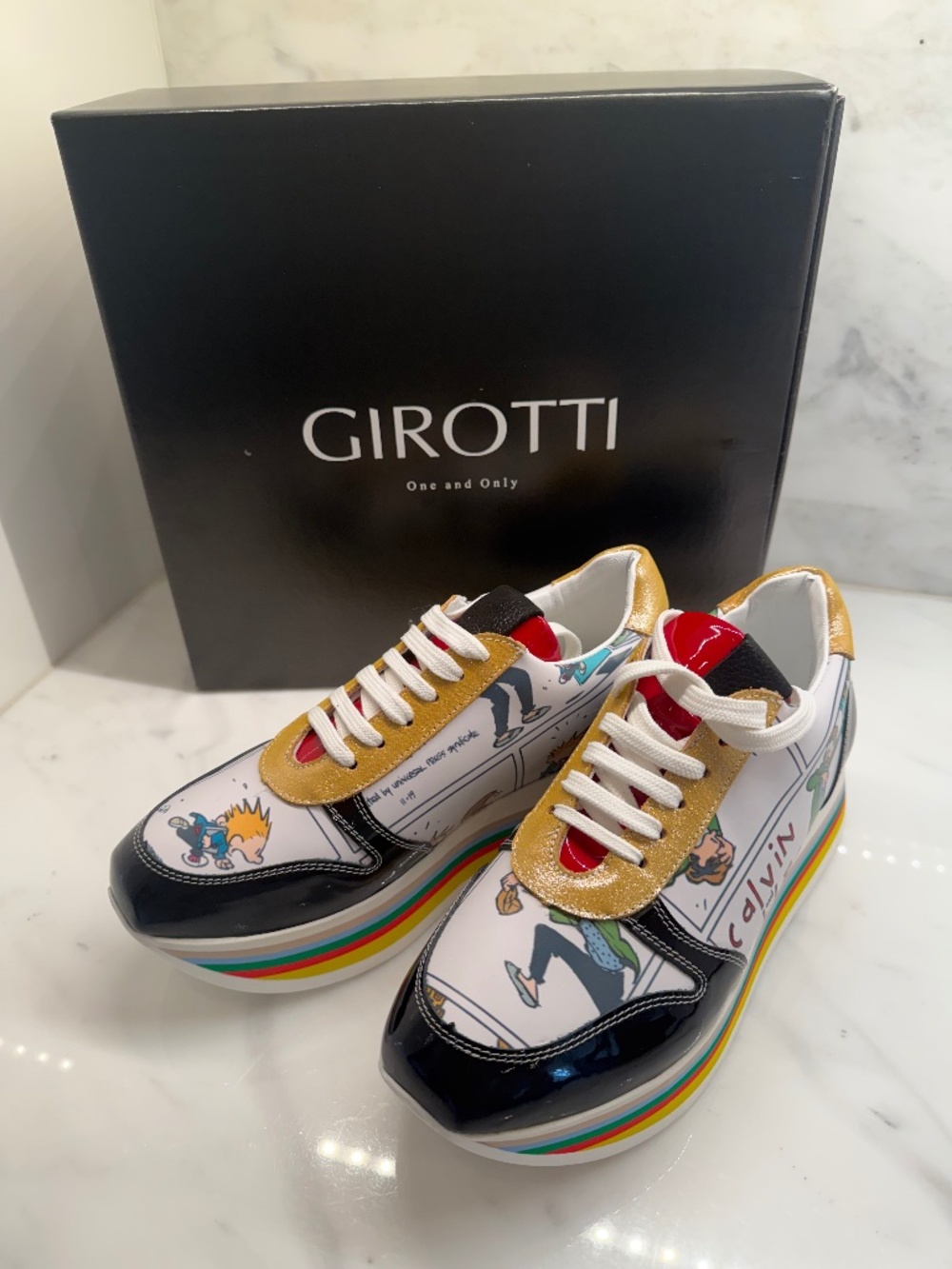 Girotti Calvin and Hobbs sneakers size 38